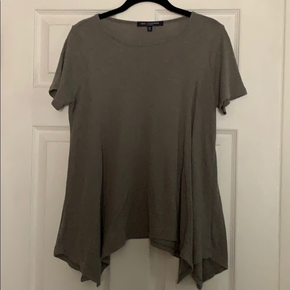 Grey Tunic Style T-shirt
